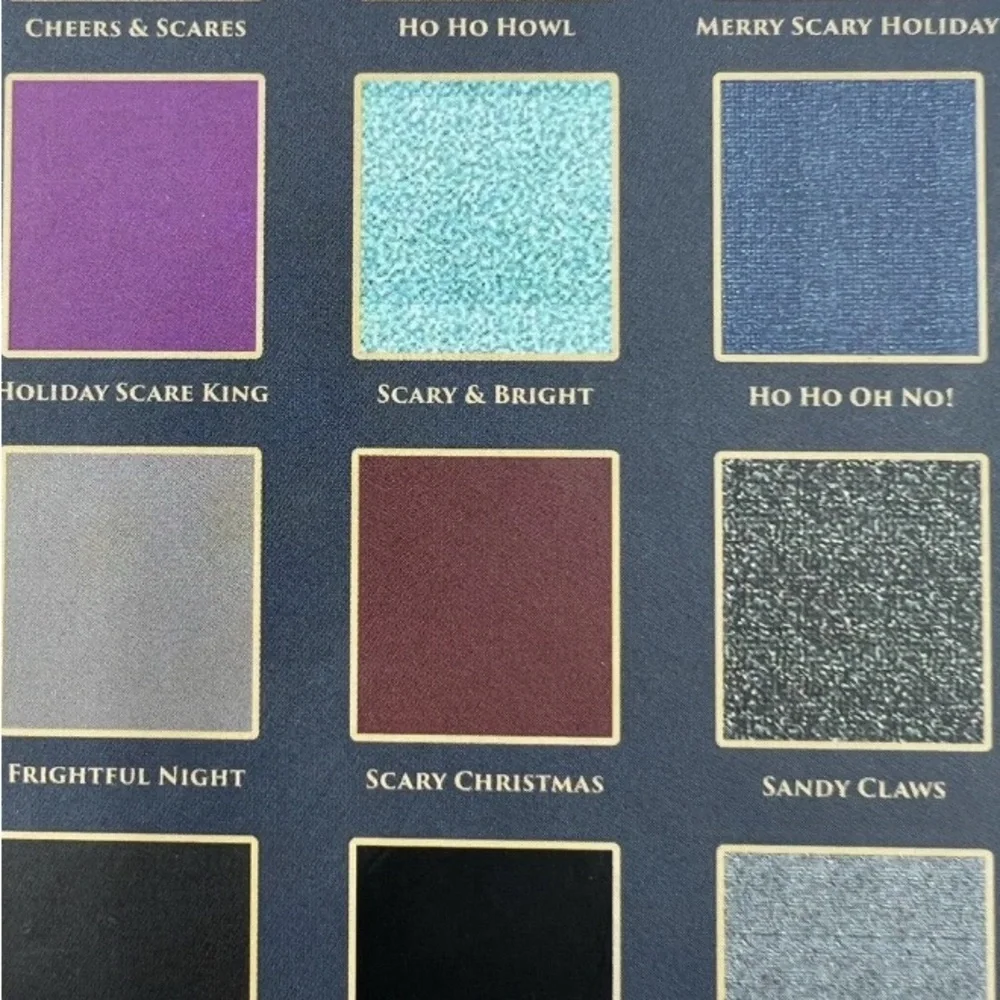 Nightmare Before Christmas Merry Scary Holidays Eyeshadow Palette NEW